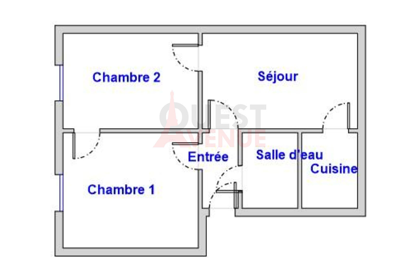 NEUILLY SUR SEINE  APPARTEMENT 3P 42.25M²