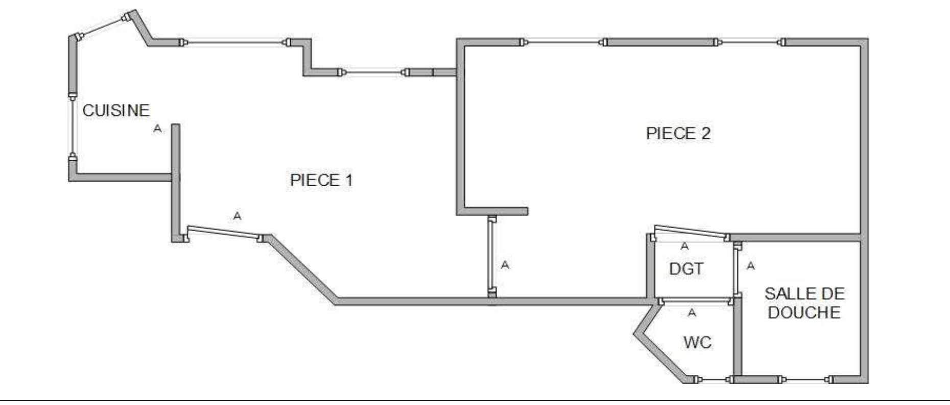 PARIS 20 APPARTEMENT 2P 47M²