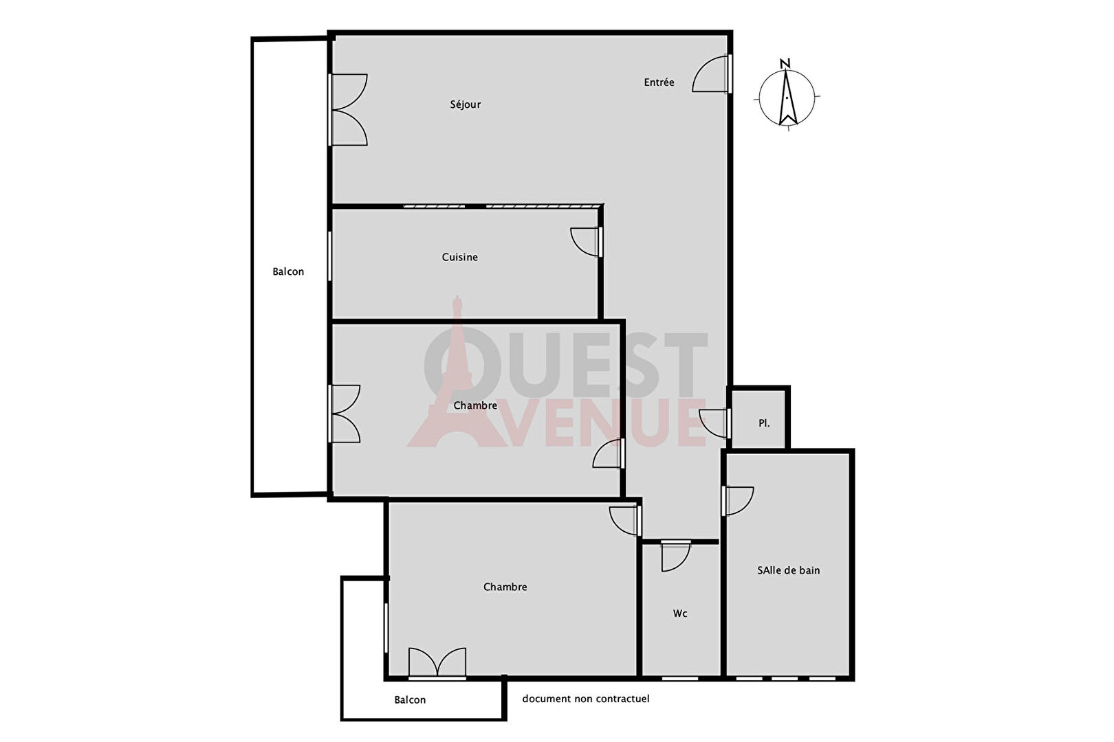 BOULOGNE BILLANCOURT  APPARTEMENT 3P 67M²