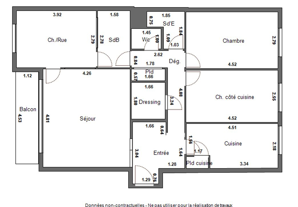 PARIS 15 APPARTEMENT 4P 89M²