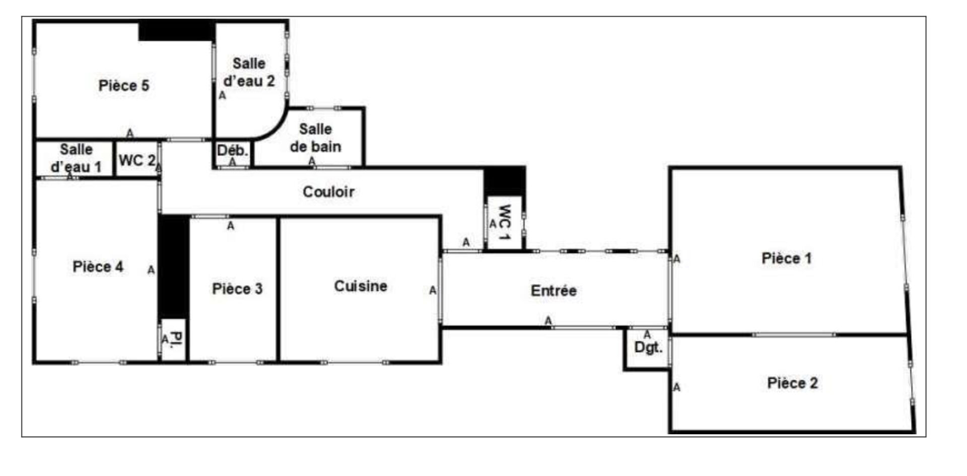 PARIS 14 APPARTEMENT 5P 168M²