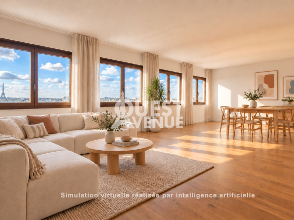 PARIS 17 APPARTEMENT 5P 97M²