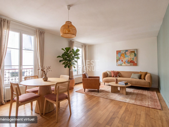 PARIS 18 APPARTEMENT 4P 80M²