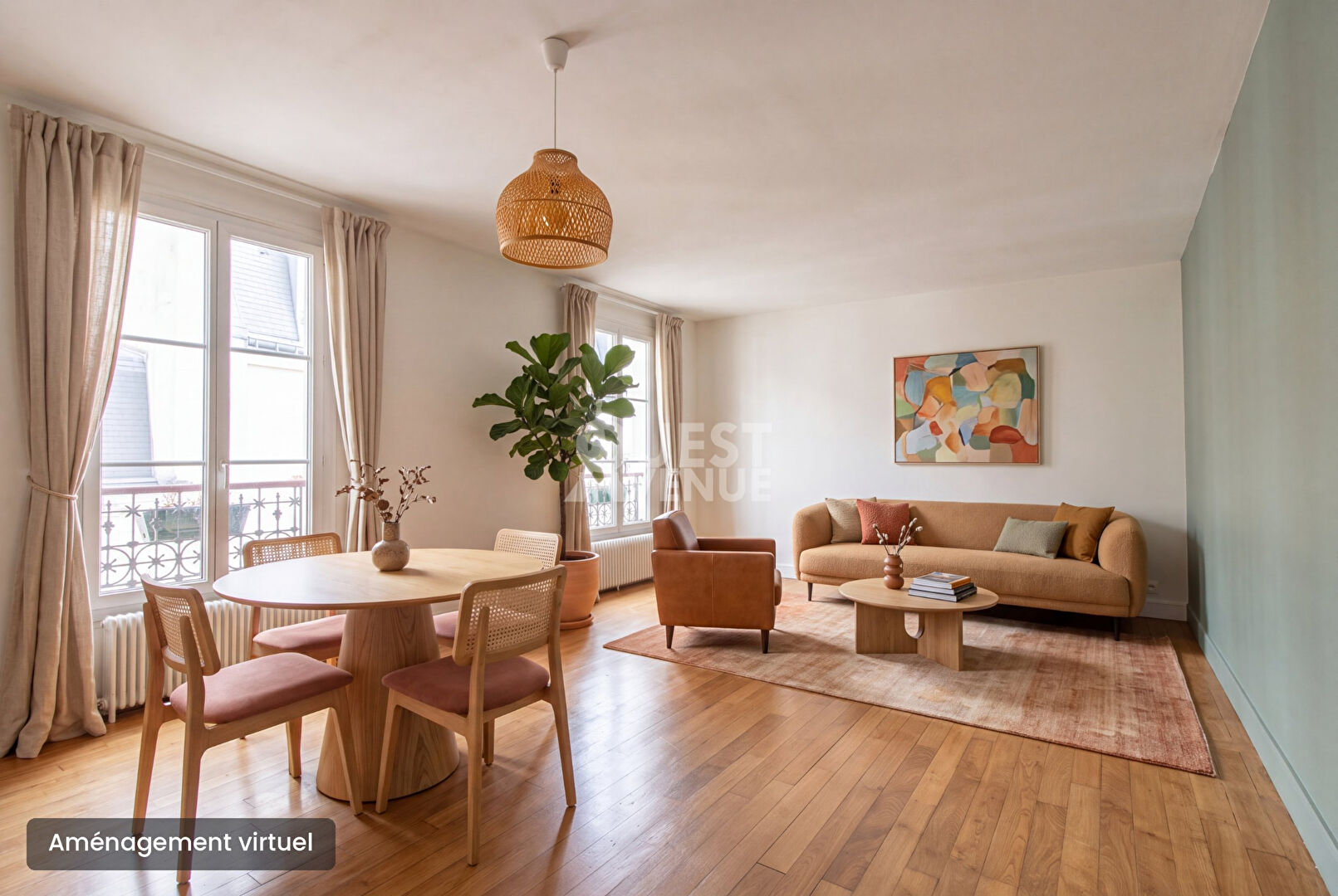 61652281 PARIS 18 APPARTEMENT 4P 80M²